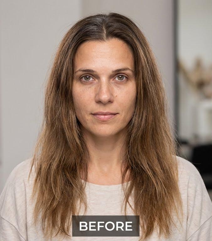 Hair Colour before