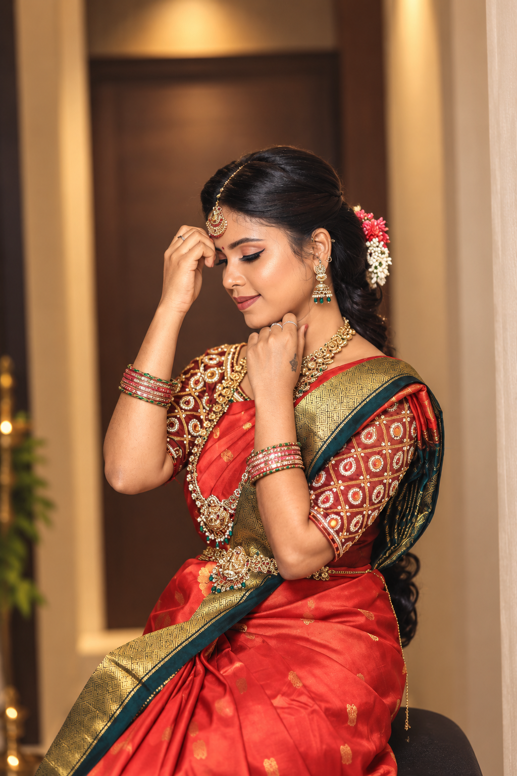 Bride makeup